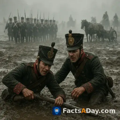 In 1806, Russian forces braved thick mud to halt Napoleon's legendary advance
