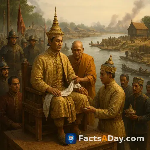 In 1768, King Taksin was crowned and established a new capital to rebuild Thailand