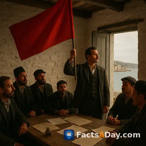 1912 yılında Avlonya'daki gizli meclis beş asırlık Osmanlı yönetimini sona erdirdi