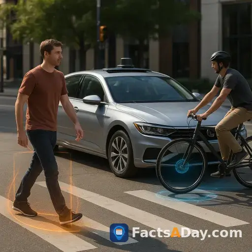 Self-driving cars can distinguish a pedestrian from a cyclist by analyzing their gait