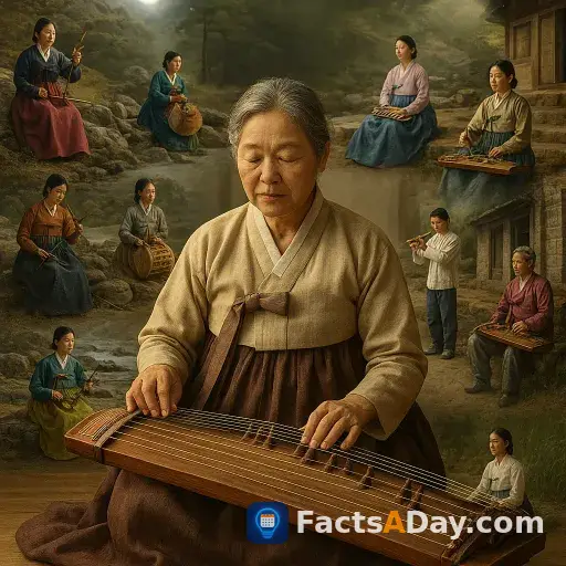 A single folk melody has over sixty regional variations across the Korean peninsula