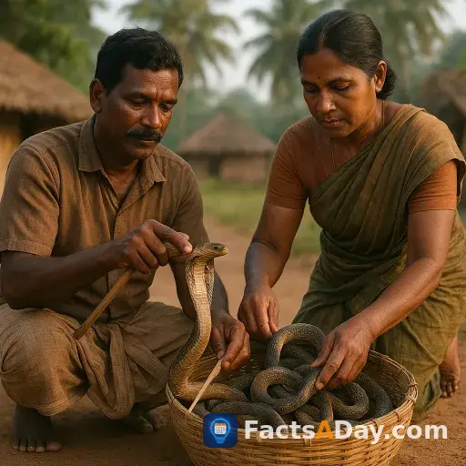 An indigenous community in India saves 50,000 lives annually by catching snakes