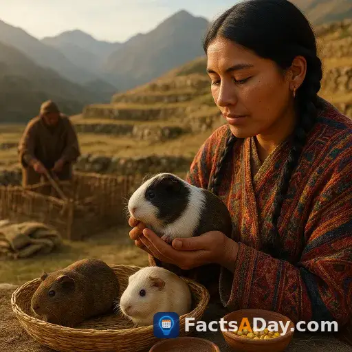 Guinea pigs were domesticated over 5,000 years ago