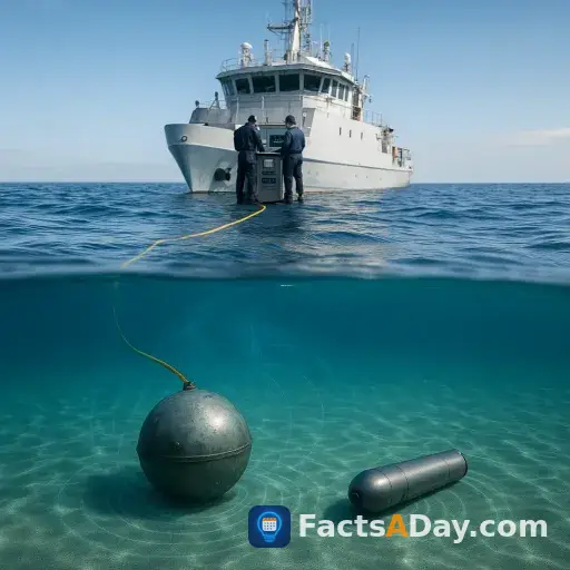 High-tech naval sensors can detect underwater mines by measuring tiny distortions in magnetism
