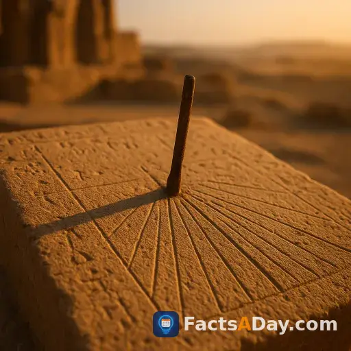 Ancient Egyptians invented precise timekeeping with sundials