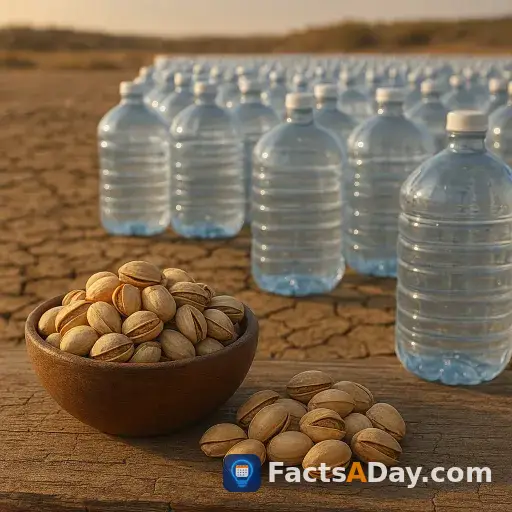 A single pound of pistachios requires nearly two thousand gallons of water