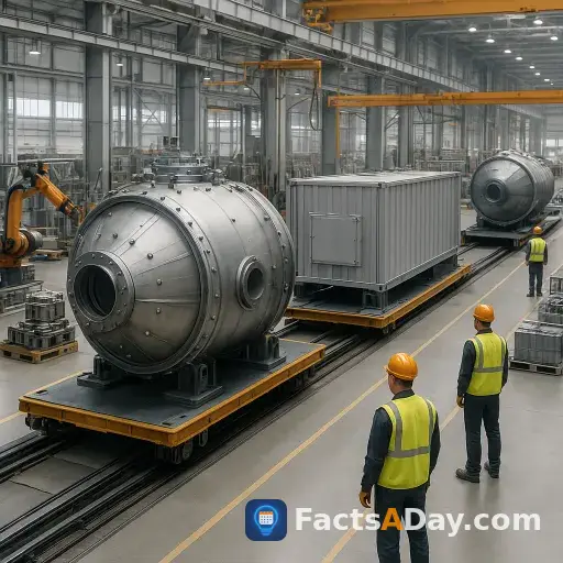 New modular nuclear reactors can be built in factories like assembly line cars