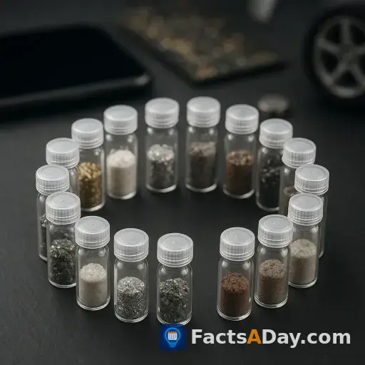 A group of seventeen rare elements is essential for almost all modern electronics