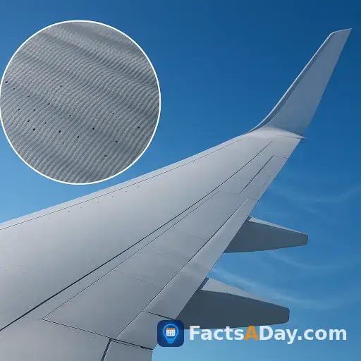 Modern aircraft wings use microscopic suction to mimic the efficiency of shark skin