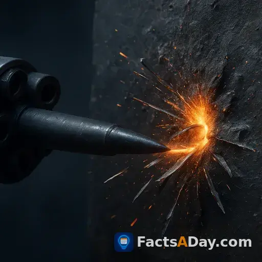 A specialized aircraft cannon can shred armor by firing metal that sharpens itself on impact