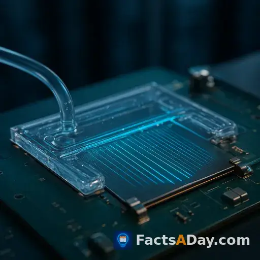 Next-generation internet hardware uses microscopic liquid channels to keep light-speed data from overheating