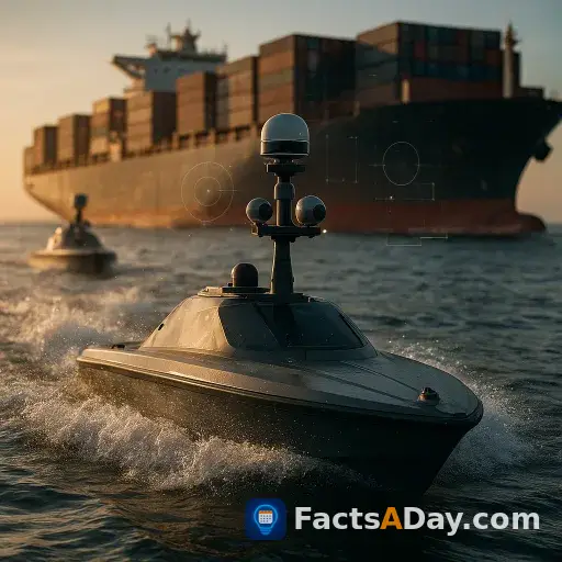 Modern robotic boats use machine vision to target a ship's weakest points