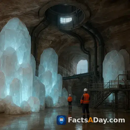 Massive underground salt crystals are used to store energy for entire continents