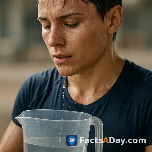 Your body can sweat two liters an hour