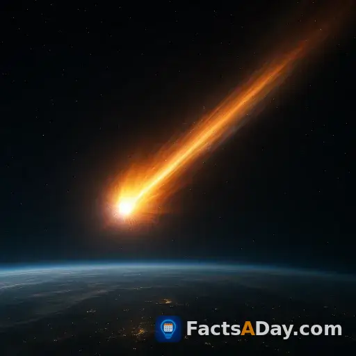 A missile reentering the atmosphere generates enough heat to glow like a star
