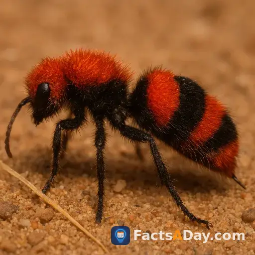 Las hormigas de terciopelo son avispas con picaduras agonizantes