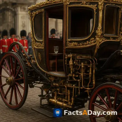 Royal ceremonial carriages use nineteenth century hydraulic systems to cancel out road vibrations