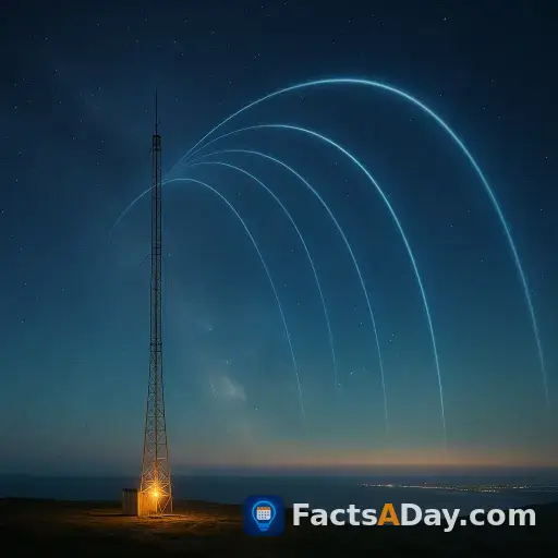 Radio waves can bounce off the edge of space to travel a thousand kilometers