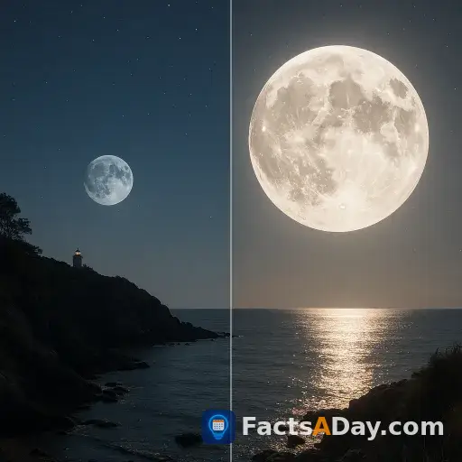 Der Mond erscheint im Perigäum 30 Prozent heller, da er der Erde 50.000 Kilometer näher ist