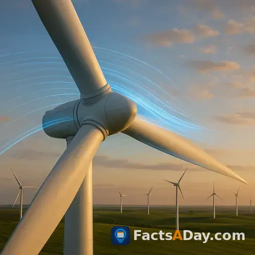 Modern wind turbines harness nearly sixty percent of the wind's available kinetic energy