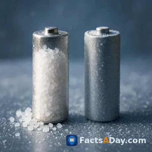 Batteries made from common table salt can flourish in freezing temperatures