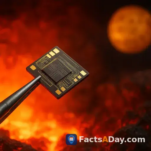 A new memory chip can store data at temperatures hotter than Venus
