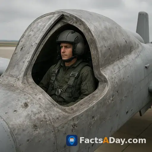 A specialized titanium bathtub allows pilots to survive direct hits from anti-aircraft cannons