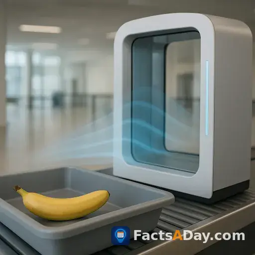 Modern airport scanners use the same radiation levels as a single banana