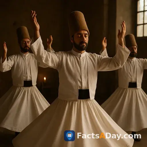 Sufi-Derwische drehen sich, um spirituelle Trance zu erreichen