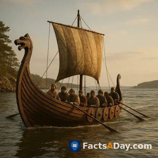Viking longships sailed rivers and open seas