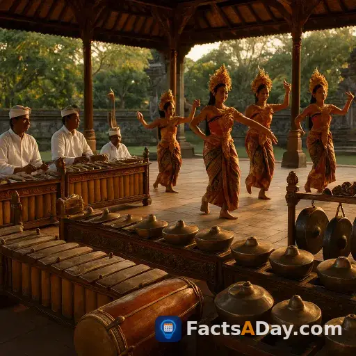 Gamelan-Orchester schaffen balinesische Tanzmagie