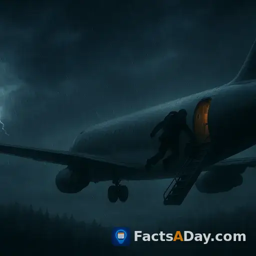 Die einzige ungeklärte Flugzeugentführung der US-Geschichte endete mit einem Sprung in einen Sturm