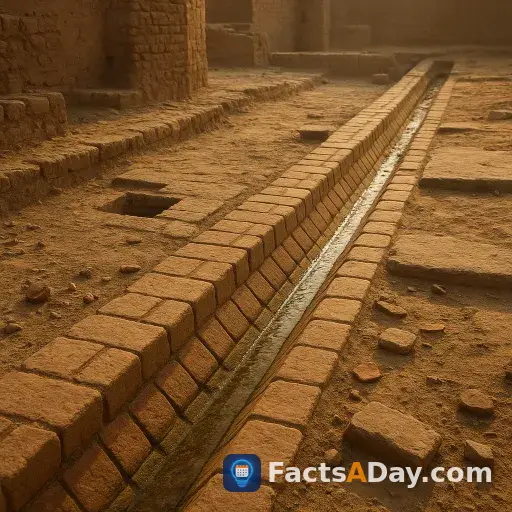 Die Indus-Kultur baute bereits vor über 4.000 Jahren standardisierte Abwassersysteme aus Ziegeln