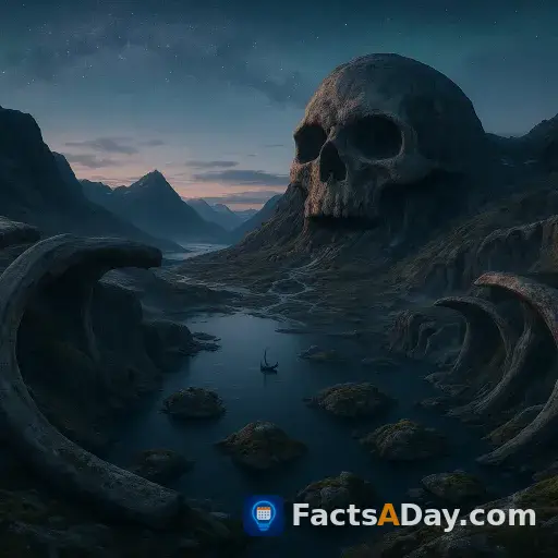 北欧神話の世界は、原初の巨人の死体を再利用して作られた