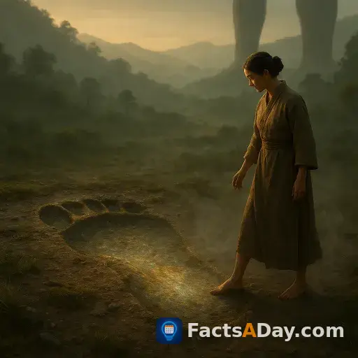周王朝は、巨人の足跡から生まれた始祖によって正当性を主張した