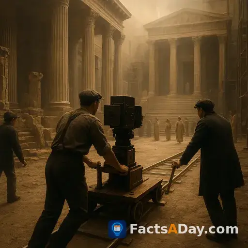 1914 yapımı Cabiria filmi devasa setlerde gezinmek için kamera arabalarının kullanımına öncülük etti