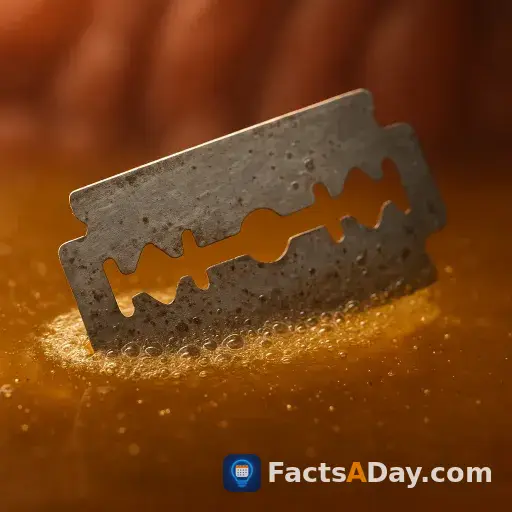 Die menschliche Magensäure ist ätzend genug, um Rasierklingen aus Metall aufzulösen