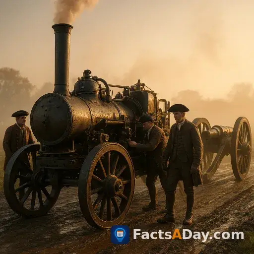 史上初の自走式車両は1769年に誕生した蒸気トラクター