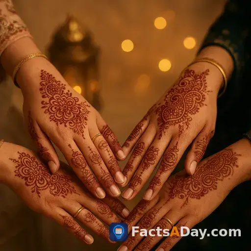 Henna-Muster schmücken die Haut für Eid-Feiern