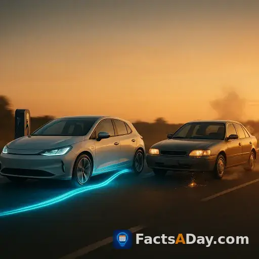 Electric vehicles convert energy into motion nearly nine times more efficiently than gasoline engines