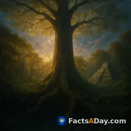 Ancient cultures worldwide imagined the universe as a giant tree