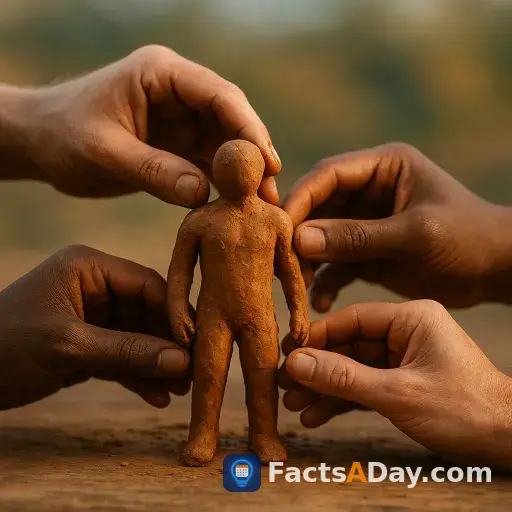 Religions across five continents claim humans were molded from clay