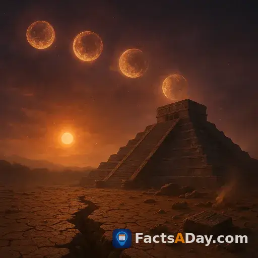 Aztec history is divided into five doomed solar ages