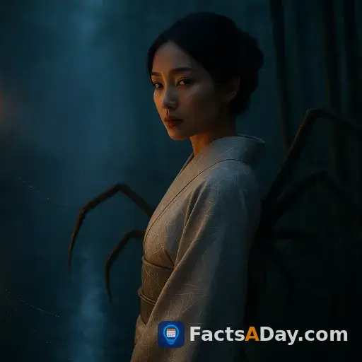 Japanese folklore warns of spiders that transform into beautiful women