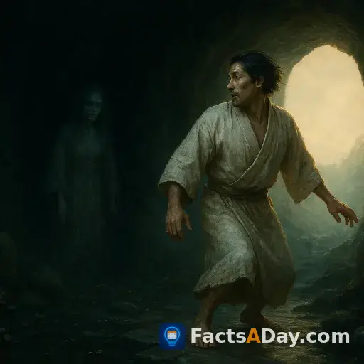 A Japanese creator god fled the underworld to escape decay