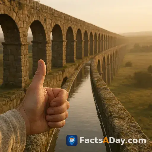 Los acueductos romanos bajan solo tres centímetros cada cien metros