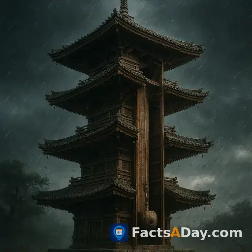 世界上最古老的木塔通过摇摆抵御台风