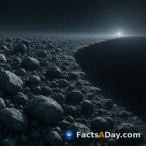 The edge of our solar system ends with a sudden, empty cliff