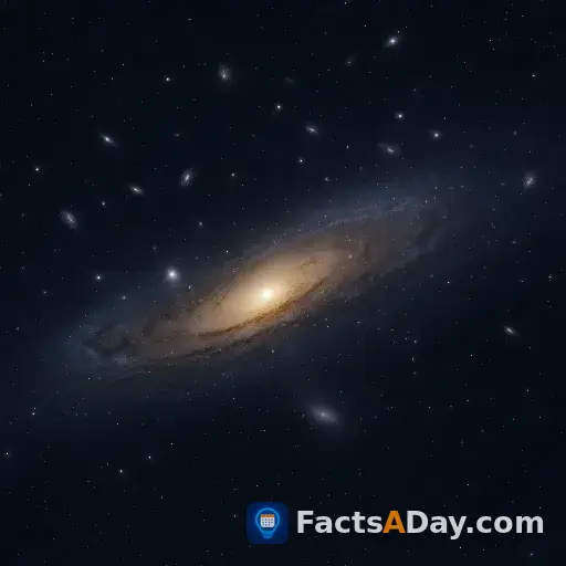 The Andromeda galaxy has thirty-four smaller galaxies orbiting it