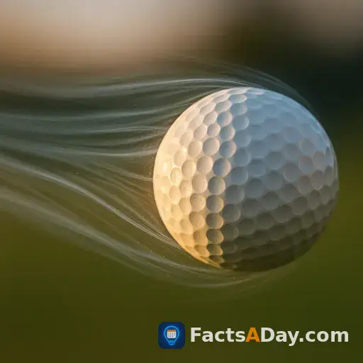 Tiny dimples allow golf balls to fly twice as far